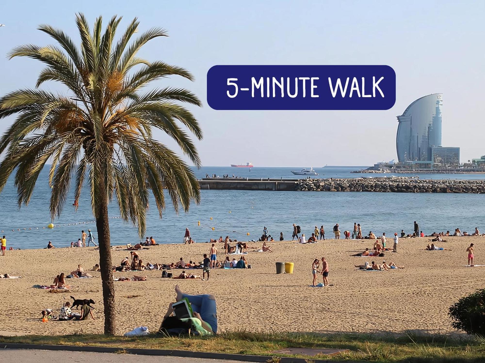 Taulat Loft L Poblenou Beach L Self Check In L Terrace Penthouse บาร์เซโลนา ภายนอก รูปภาพ