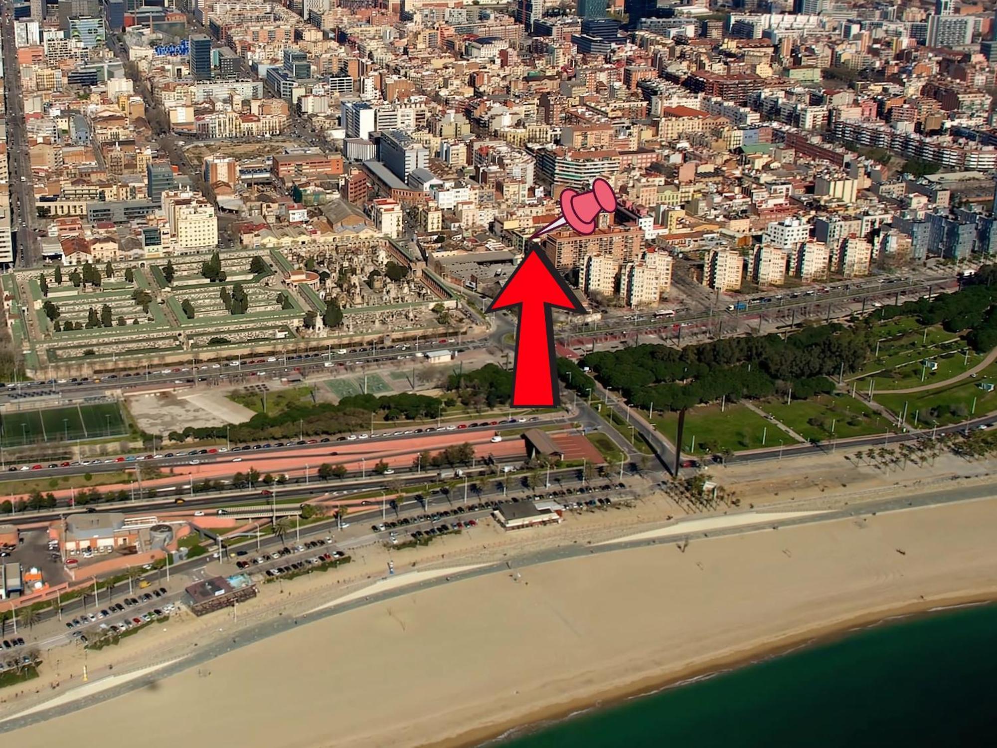Taulat Loft L Poblenou Beach L Self Check In L Terrace Penthouse บาร์เซโลนา ภายนอก รูปภาพ